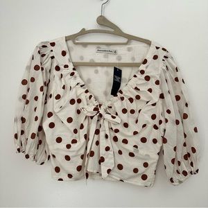 Abercrombie & Fitch Polka Dot Top